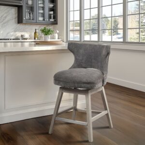 Emmett 25.75" Swivel Counter Stool from Madison Park in  Charcoal. Emmett 25.75" Swivel Counter Stool from Madison Park in  Charcoal. Emmett 25.75" Swivel Counter Stool from Madison Park in  Charcoal. Emmett 25.75" Swivel Counter Stool from Madison Park in  Charcoal. Emmett 25.75" Swivel Counter Stool from Madison Park in  Charcoal.