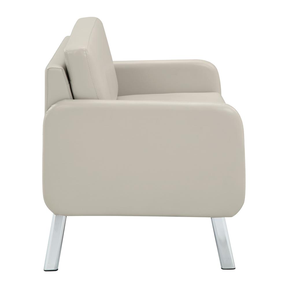 Lounge Loveseat in Faux Leather