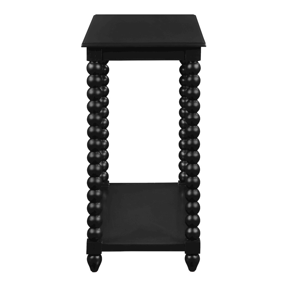 Elise Foyer Table in Black Finish