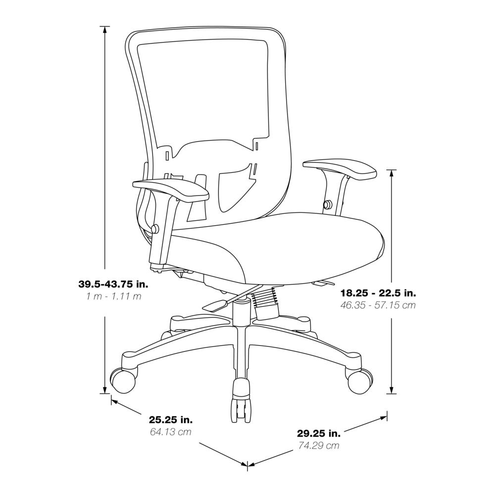 Vertical Mesh Back Managers Chair