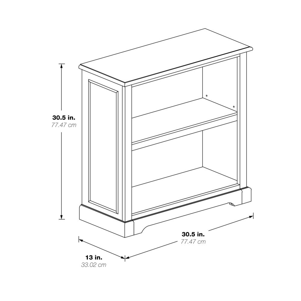 Country Meadows 2-Shelf Bookcase