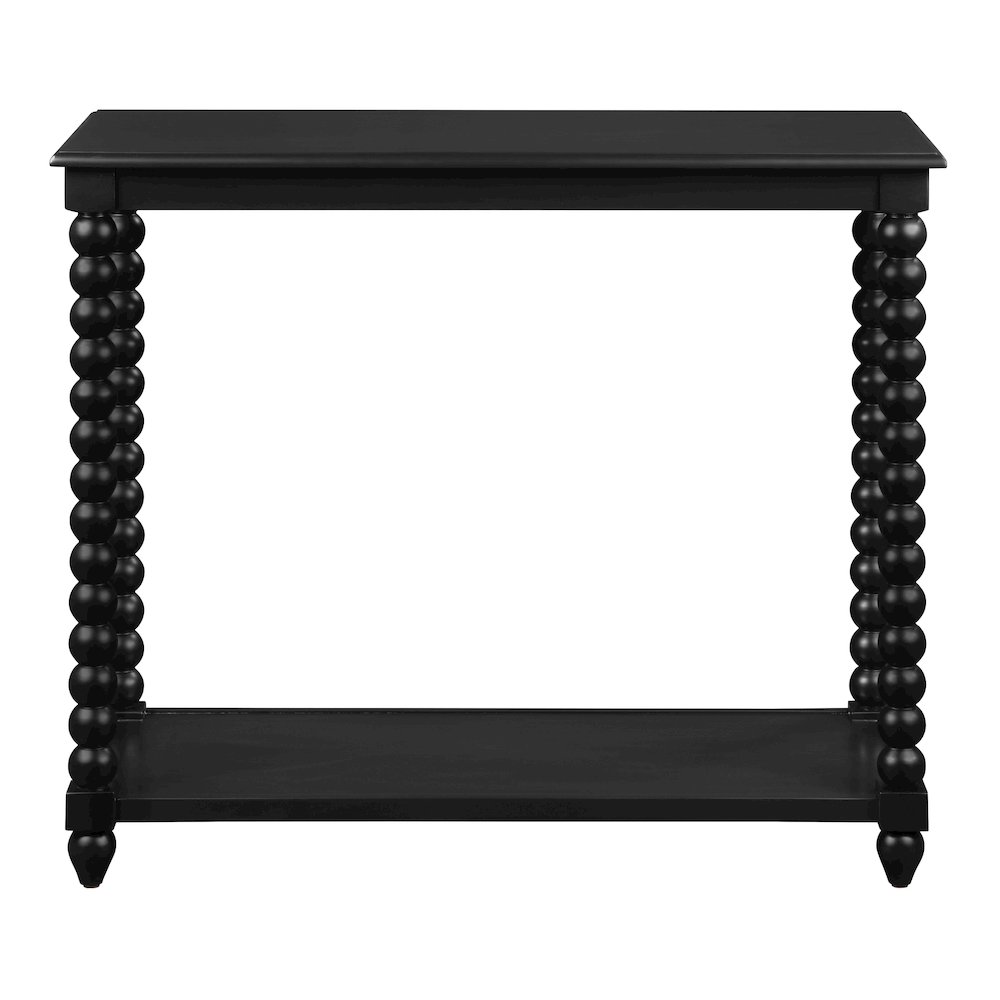 Elise Foyer Table in Black Finish