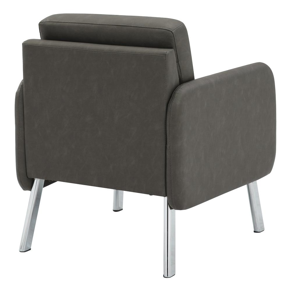 Lounge Chair in Faux Leather