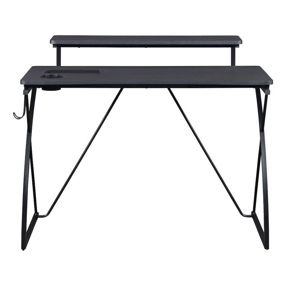 Biome 44″ Battlestation Gaming Desk With Bluetooth LED Lights