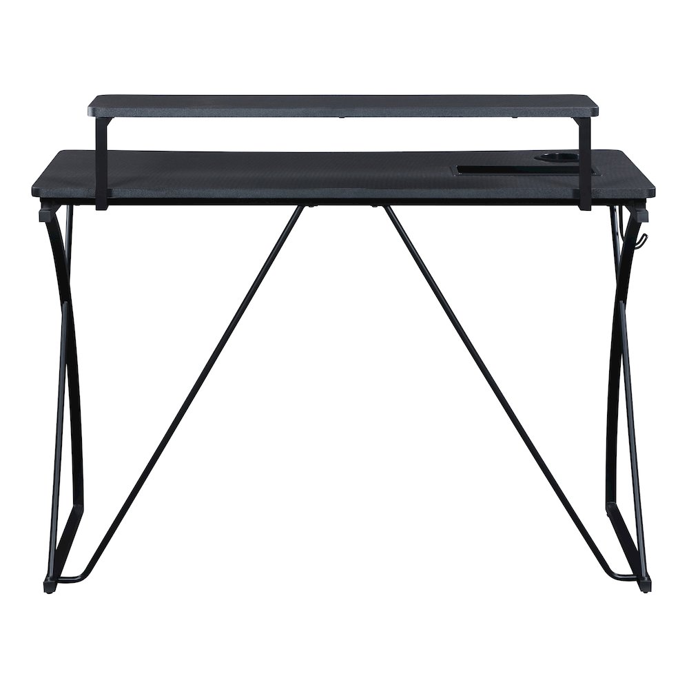 Biome 44″ Battlestation Gaming Desk With Bluetooth LED Lights