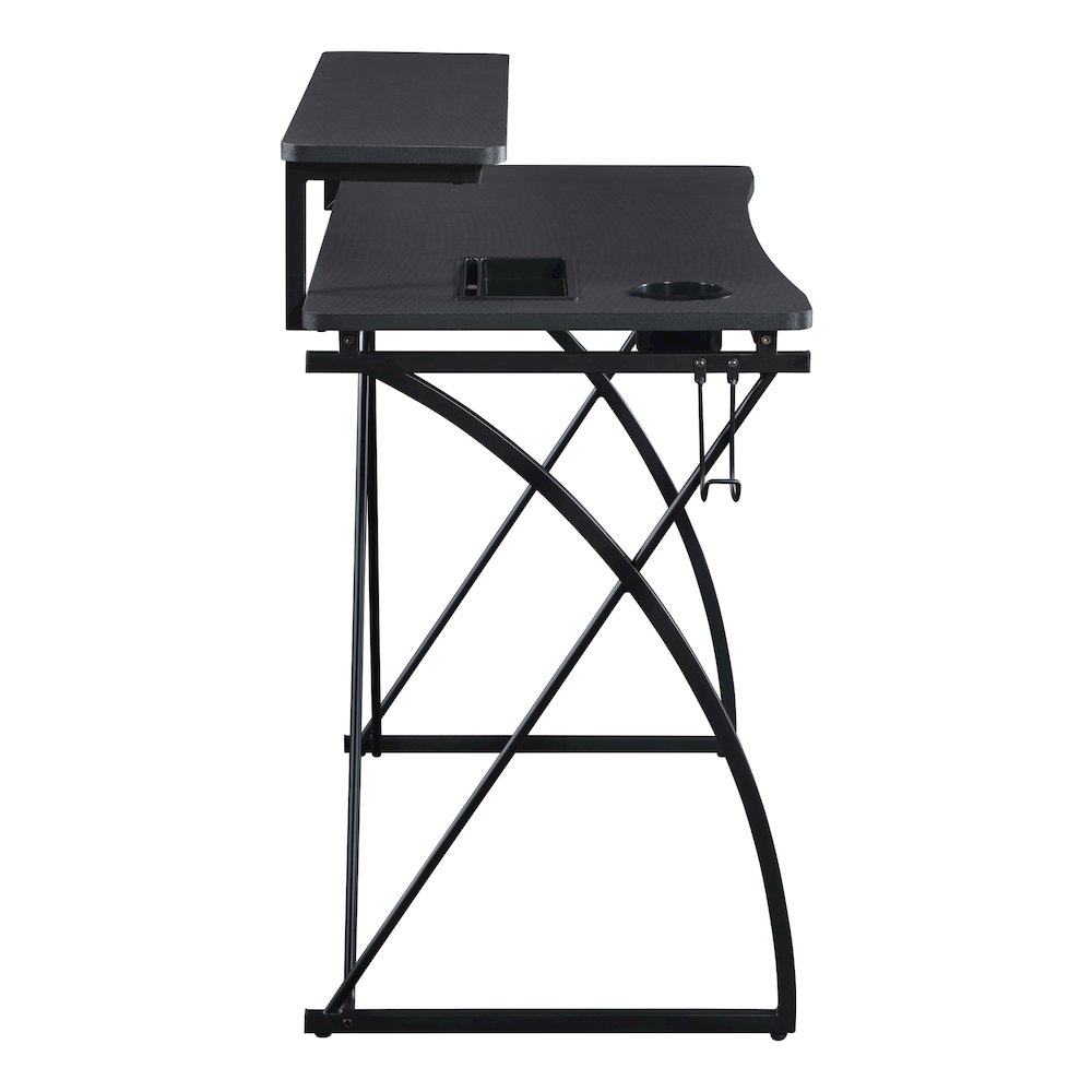 Biome 44″ Battlestation Gaming Desk With Bluetooth LED Lights