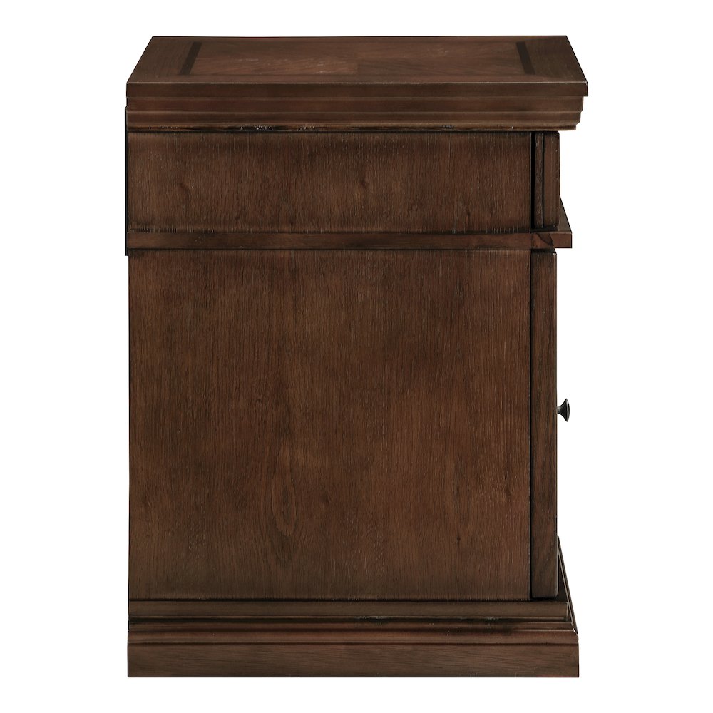 Chair Side Table with Power