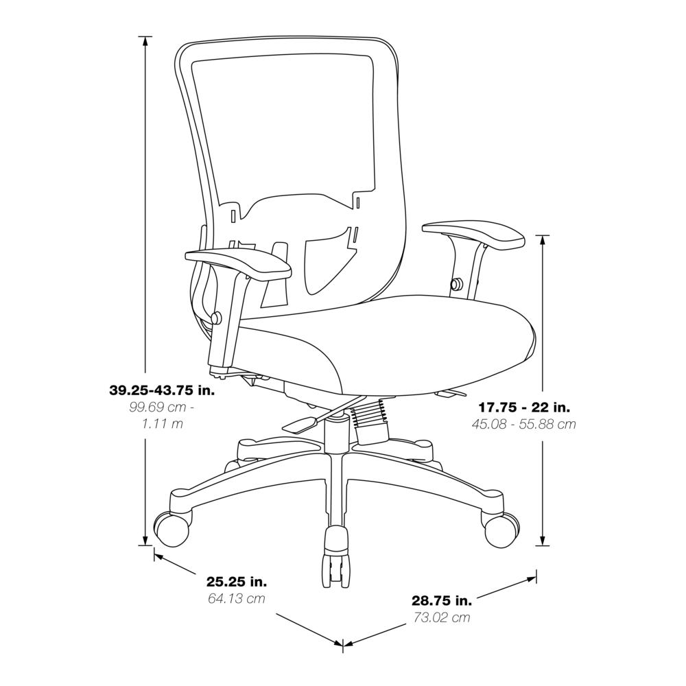 Vertical Mesh Back Managers Chair