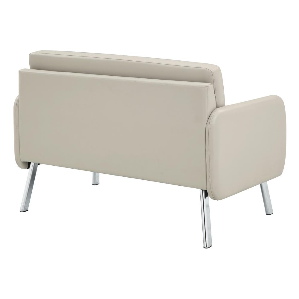 Lounge Loveseat in Faux Leather