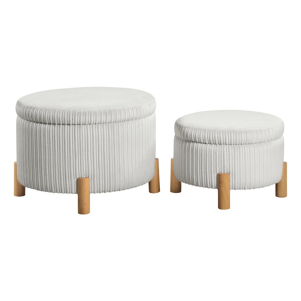 Bennett 2-Piece Storage Ottoman Set