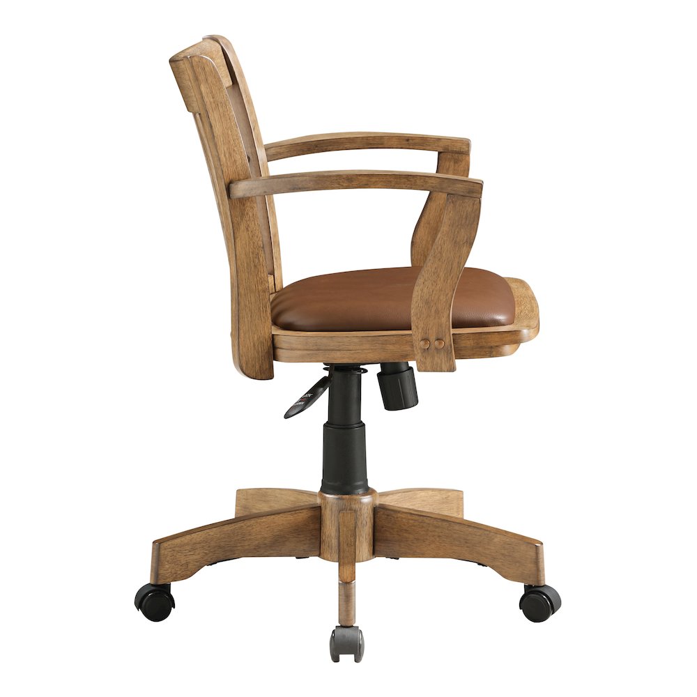 Deluxe Wood Banker’s Chair