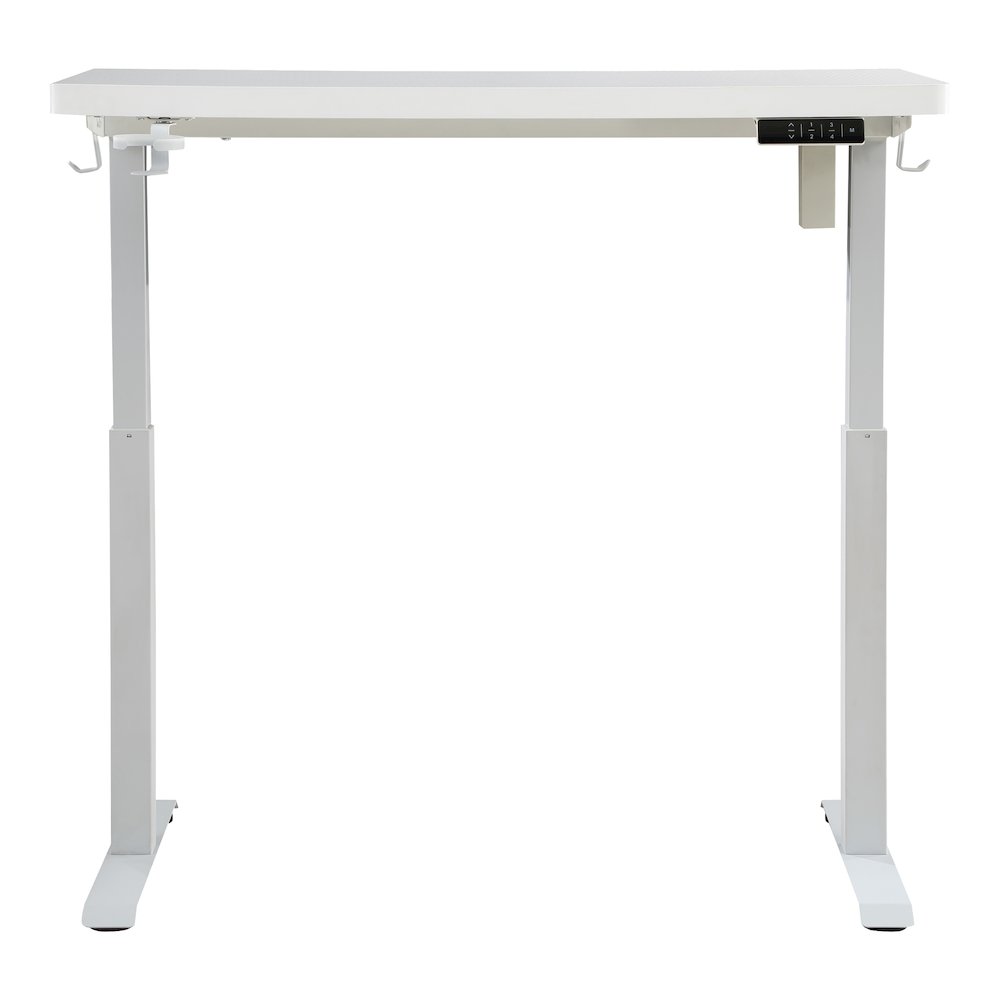 Primo-Sit/Stand Electric 48″ In White Carbon Fiber Finish