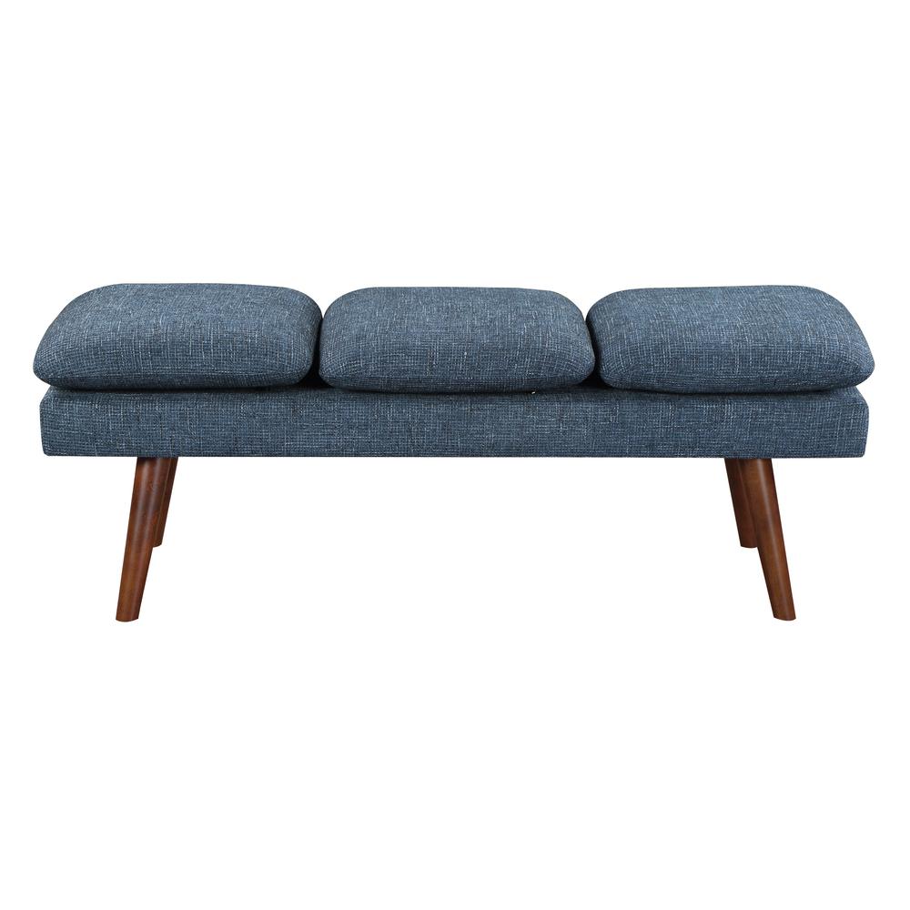 Amanda 54″ Mid-Century Bench