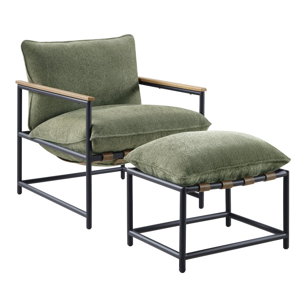 Sling Chair & Ottoman set