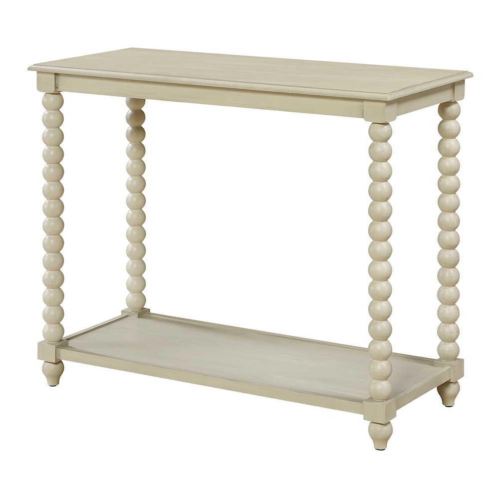 Elise Foyer Table in Whitewash Finish