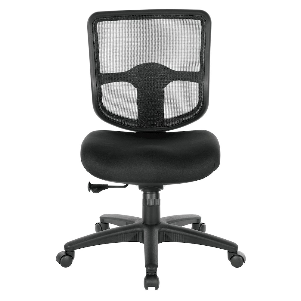 ProGrid Mesh Back Armless Task Chair with Ratchet Back and Seat Slider