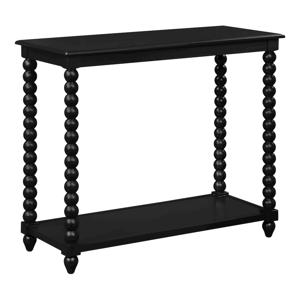 Elise Foyer Table in Black Finish