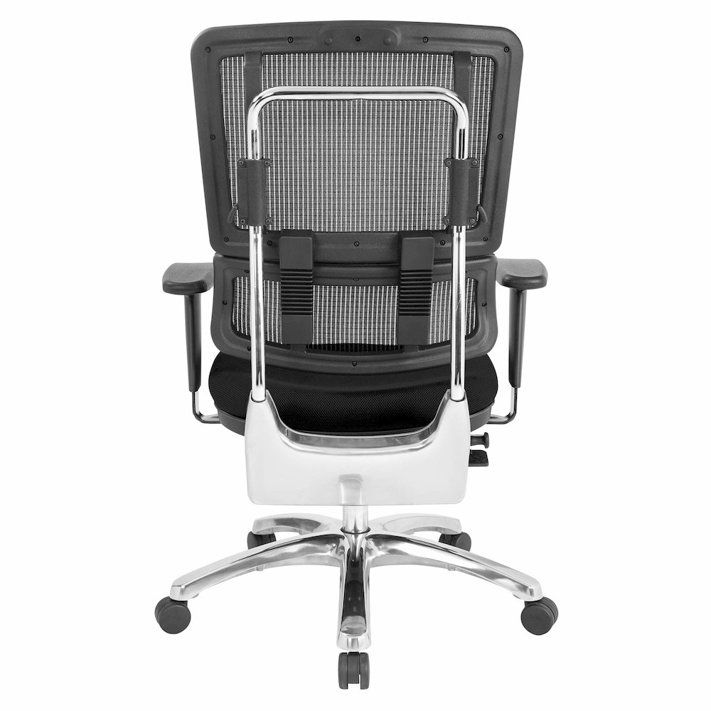 Vertical Black Mesh Back Chair