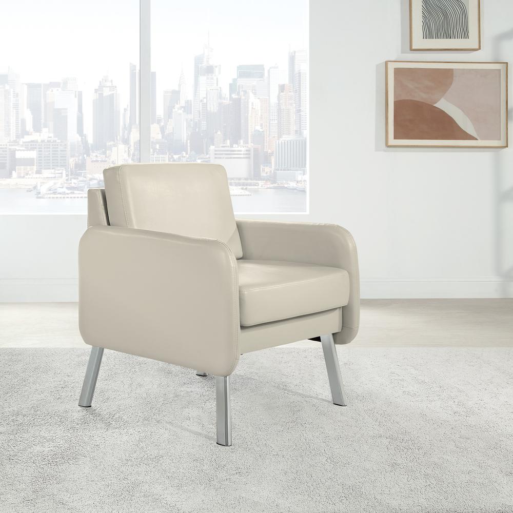 Lounge Chair in Faux Leather