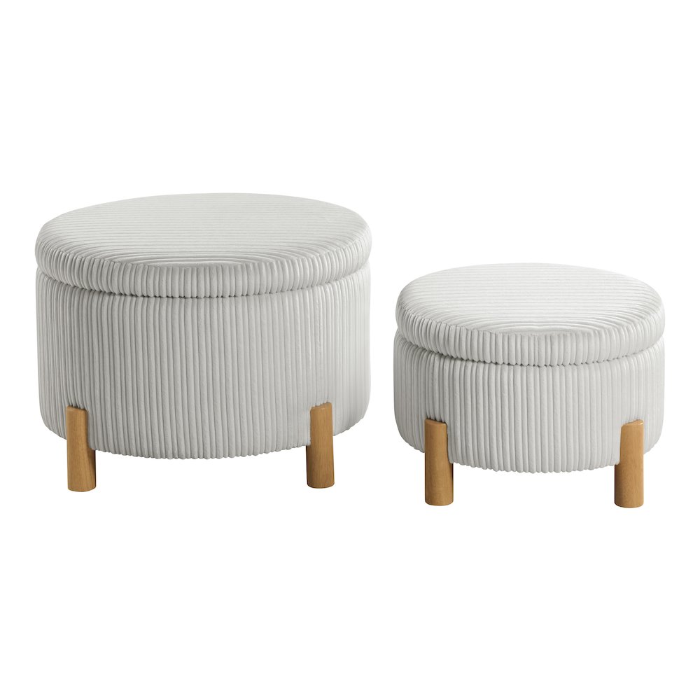 Bennett 2-Piece Storage Ottoman Set