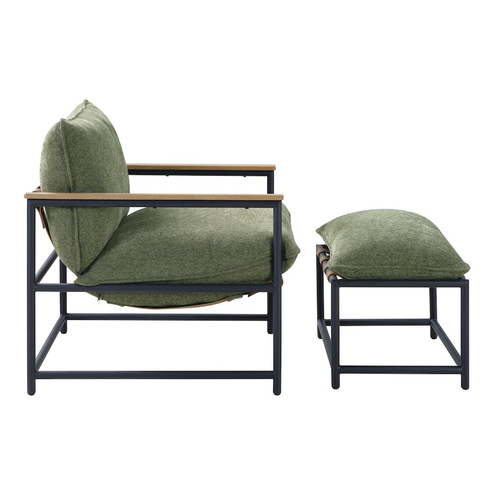 Green Chenille Fabric