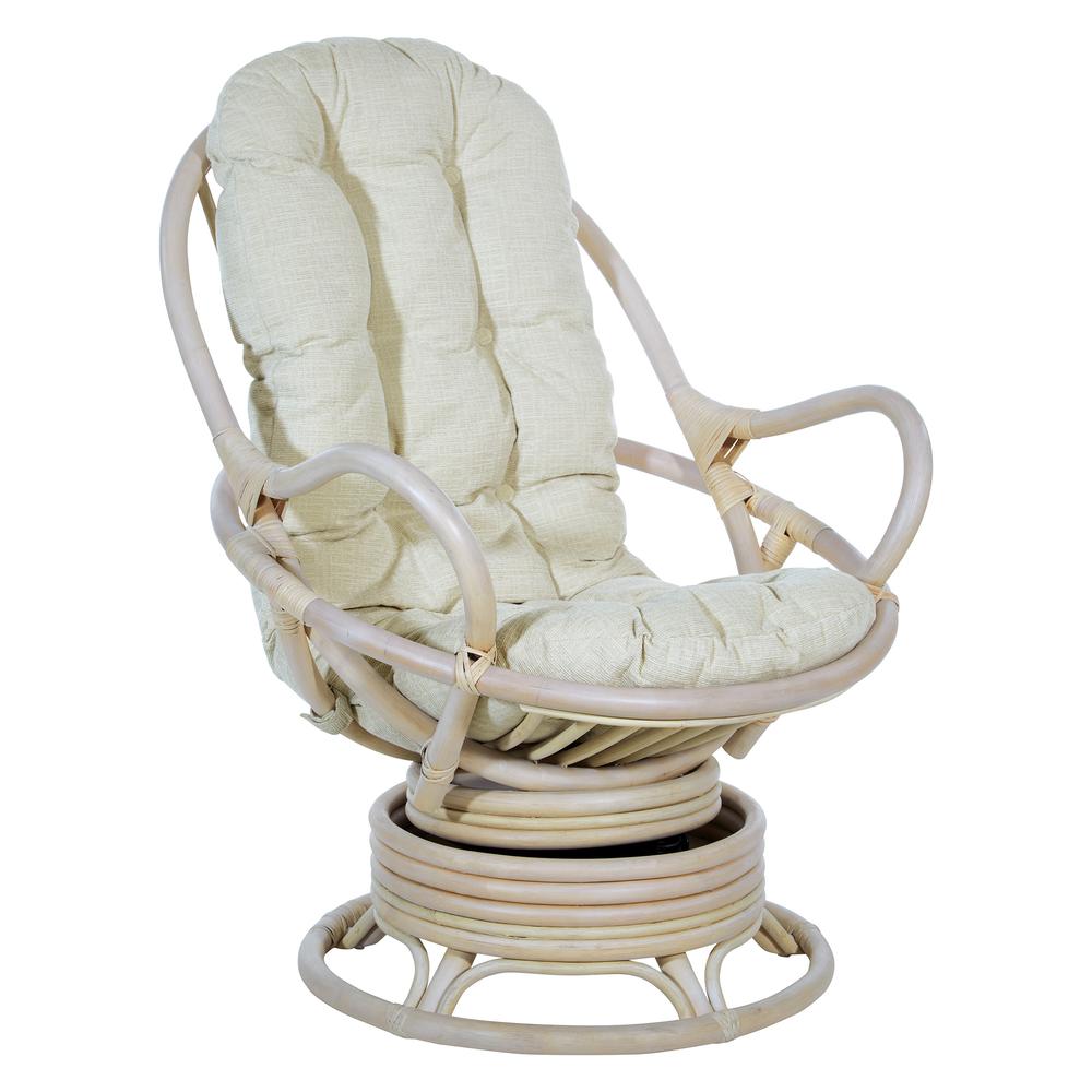Lanai Rattan Swivel Rocker