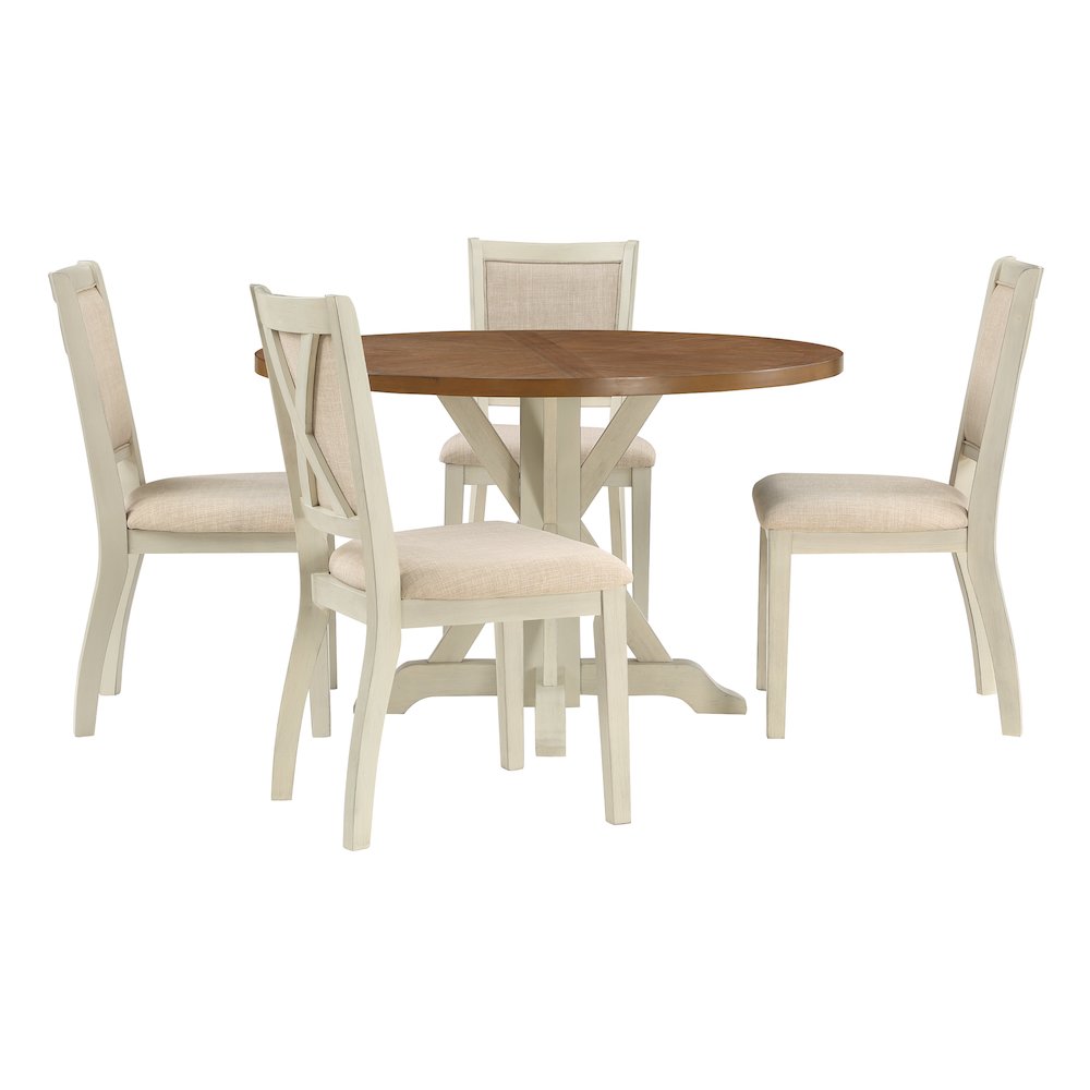 5 Piece Flower Dining Set