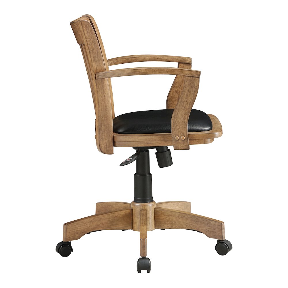 Deluxe Wood Banker’s Chair