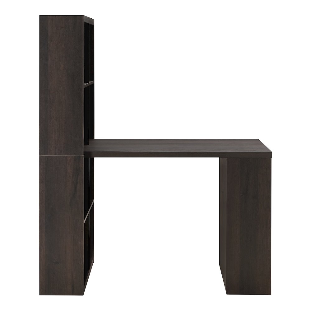 48″ Desk and Dual Bookcase