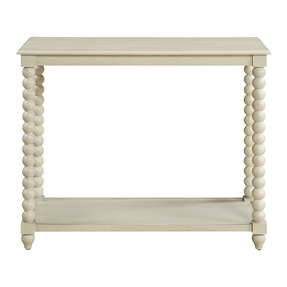 Elise Foyer Table in Whitewash Finish