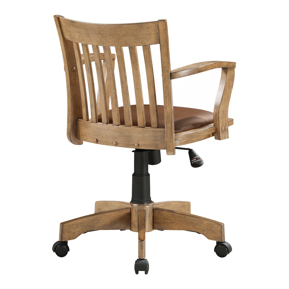 Deluxe Wood Banker’s Chair
