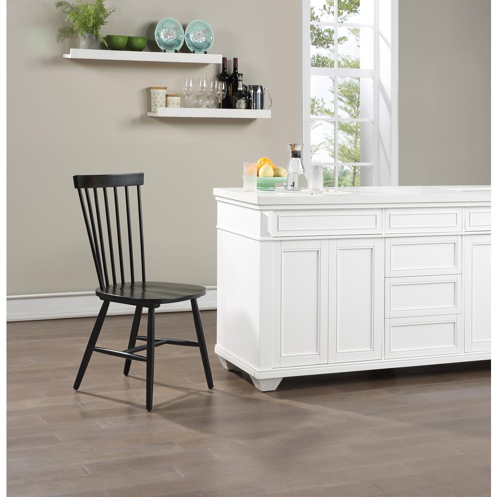 Eagle Ridge Dining Chair in Black Finish 2 Pack