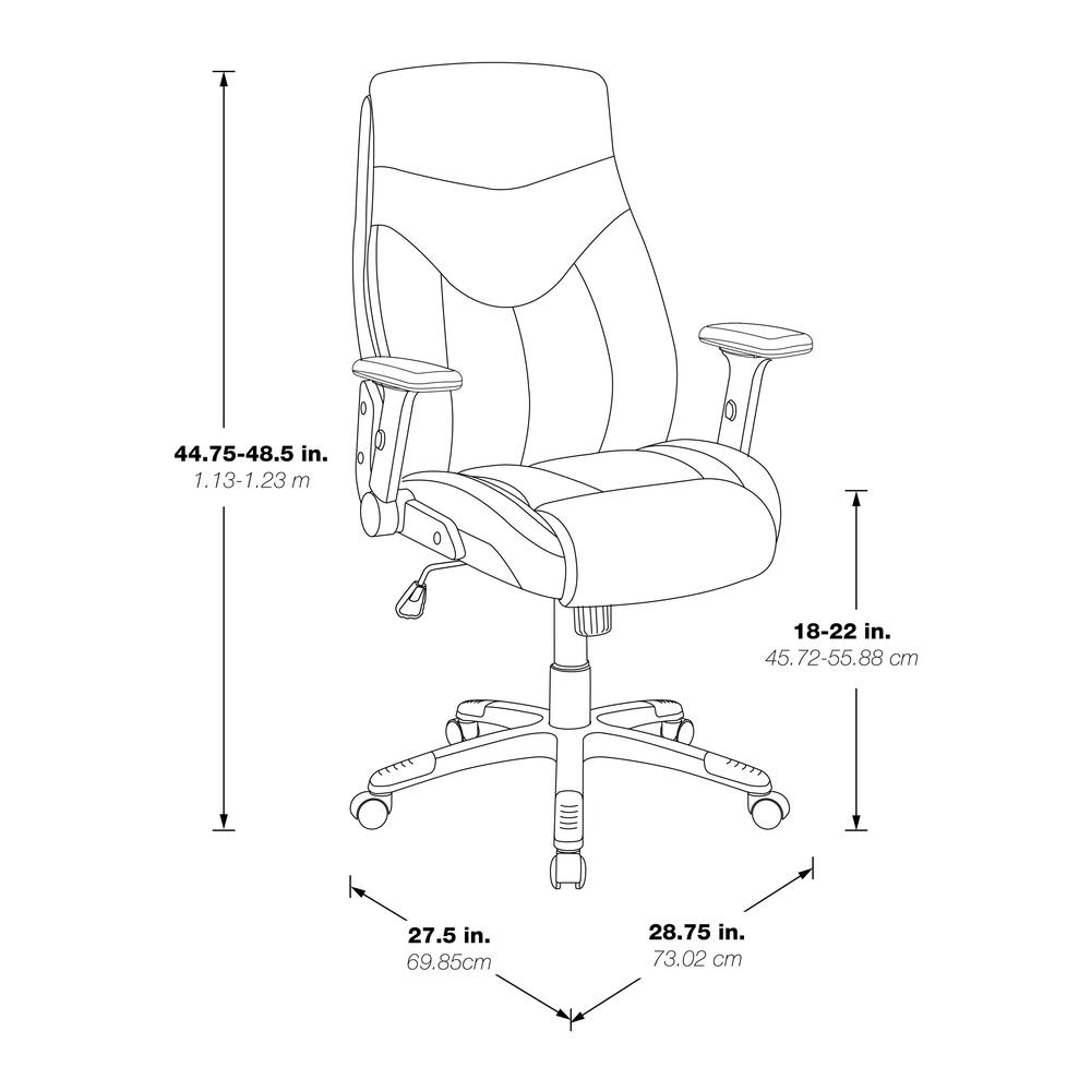 Exec Bonded Lthr Office Chair
