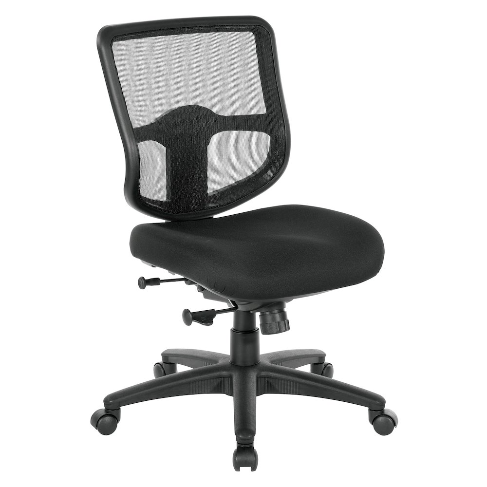 ProGrid Mesh Back Armless Task Chair with Ratchet Back and Seat Slider