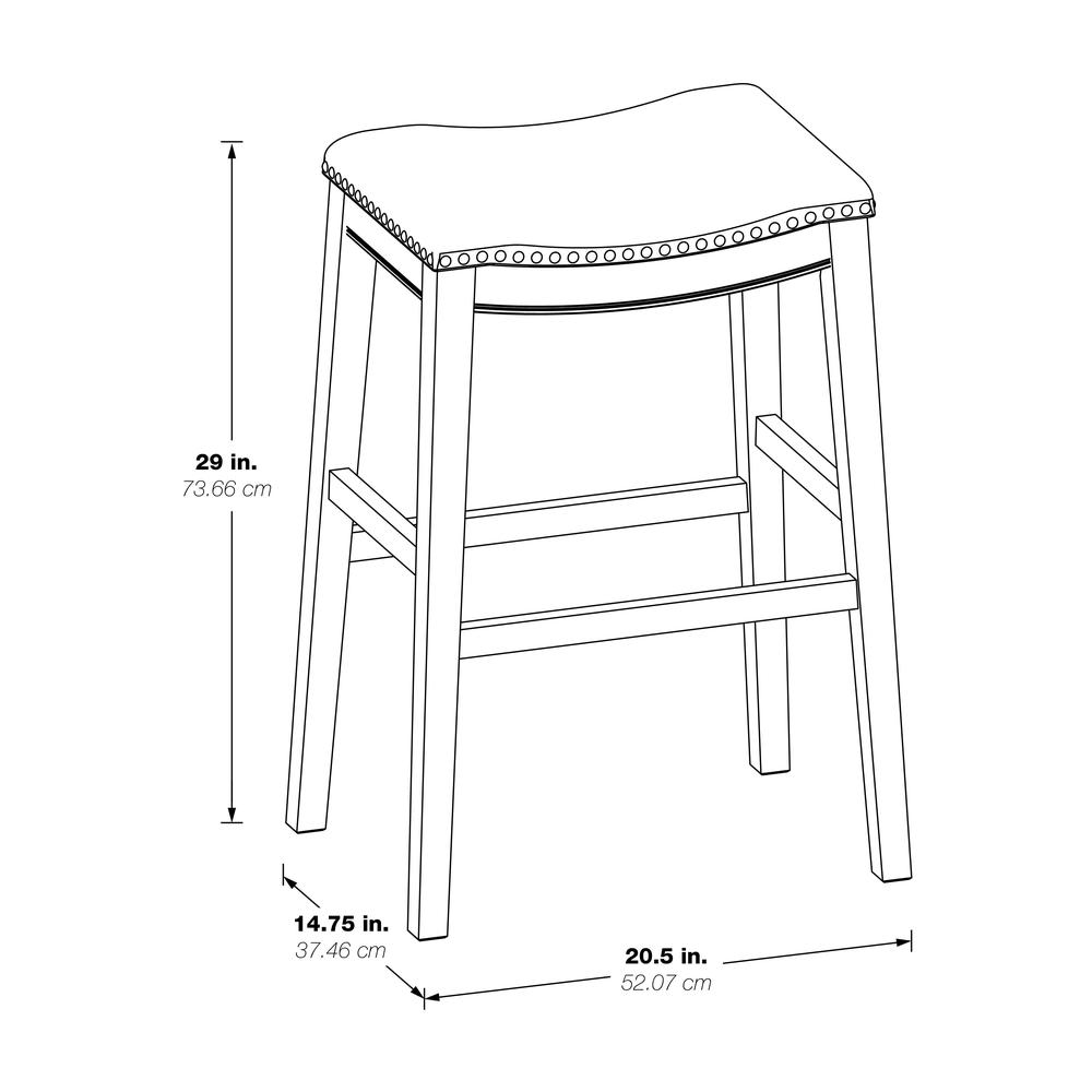 29″ Saddle Stool 2-Pack