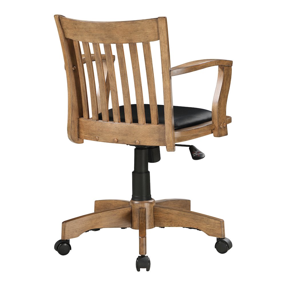 Deluxe Wood Banker’s Chair