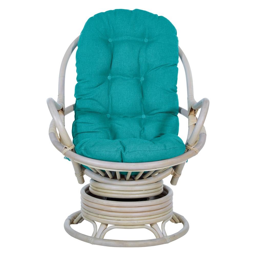 Lanai Rattan Swivel Rocker
