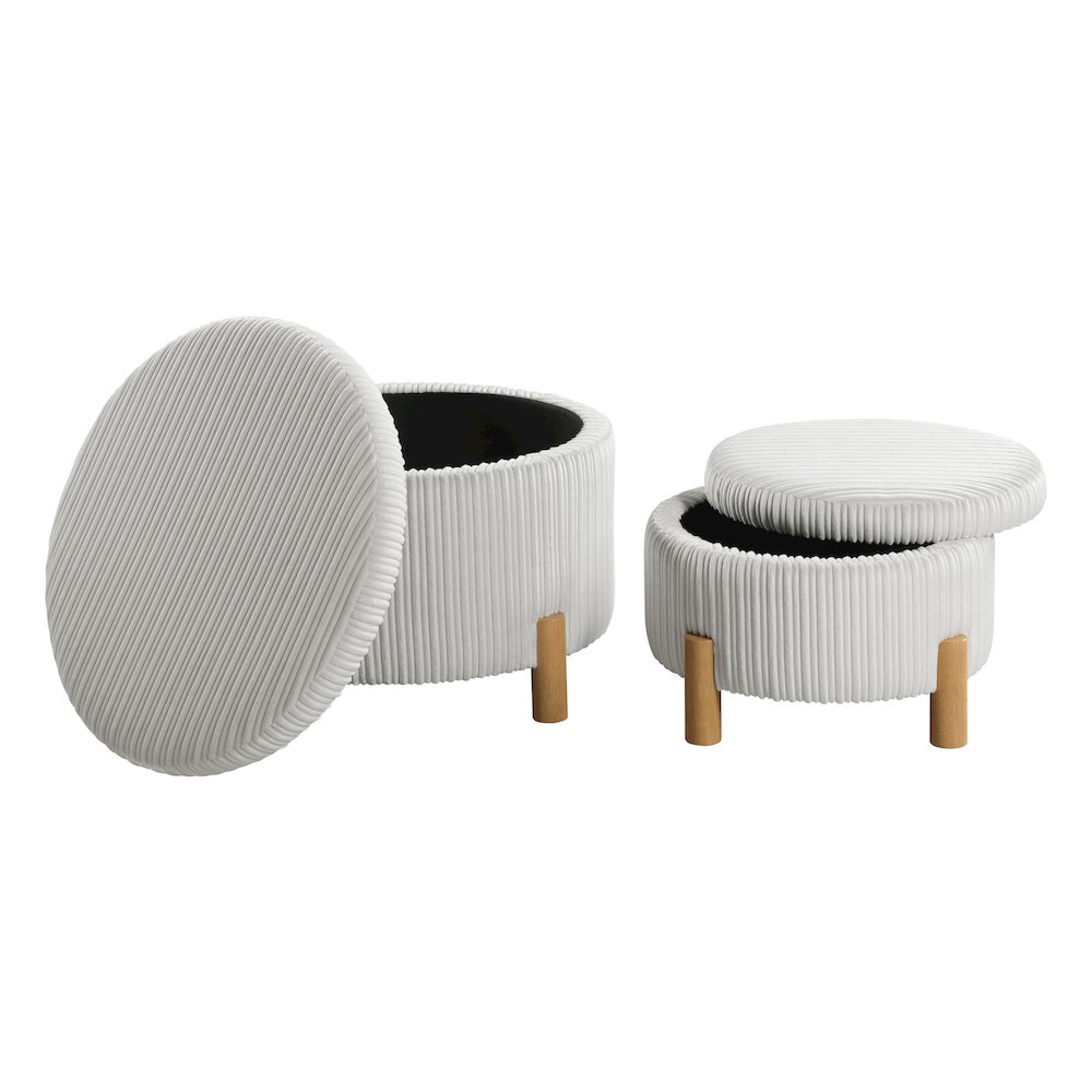 Bennett 2-Piece Storage Ottoman Set