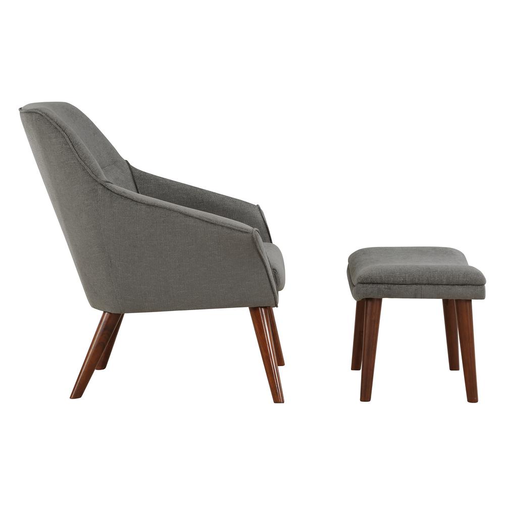 Waneta Chair and Ottoman
