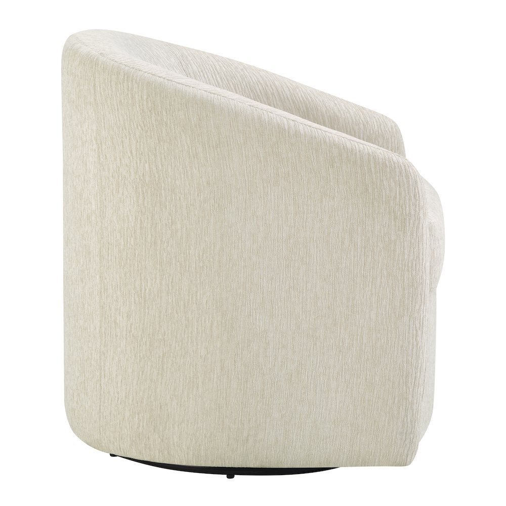 Bella Swivel Chair in Linen Fabric