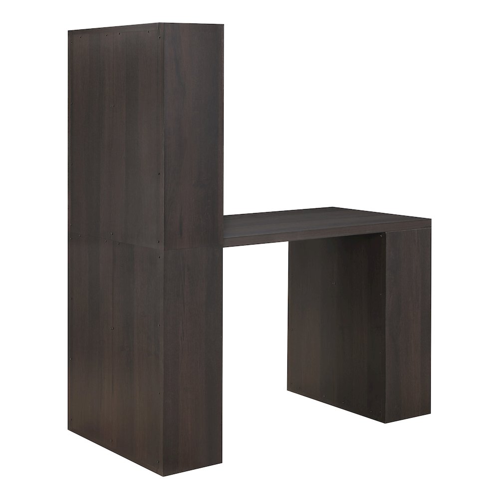 48″ Desk and Dual Bookcase