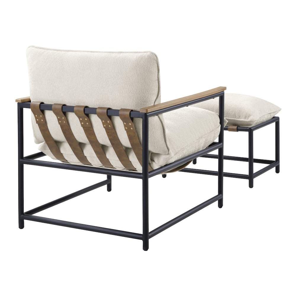 Sling Chair & Ottoman set