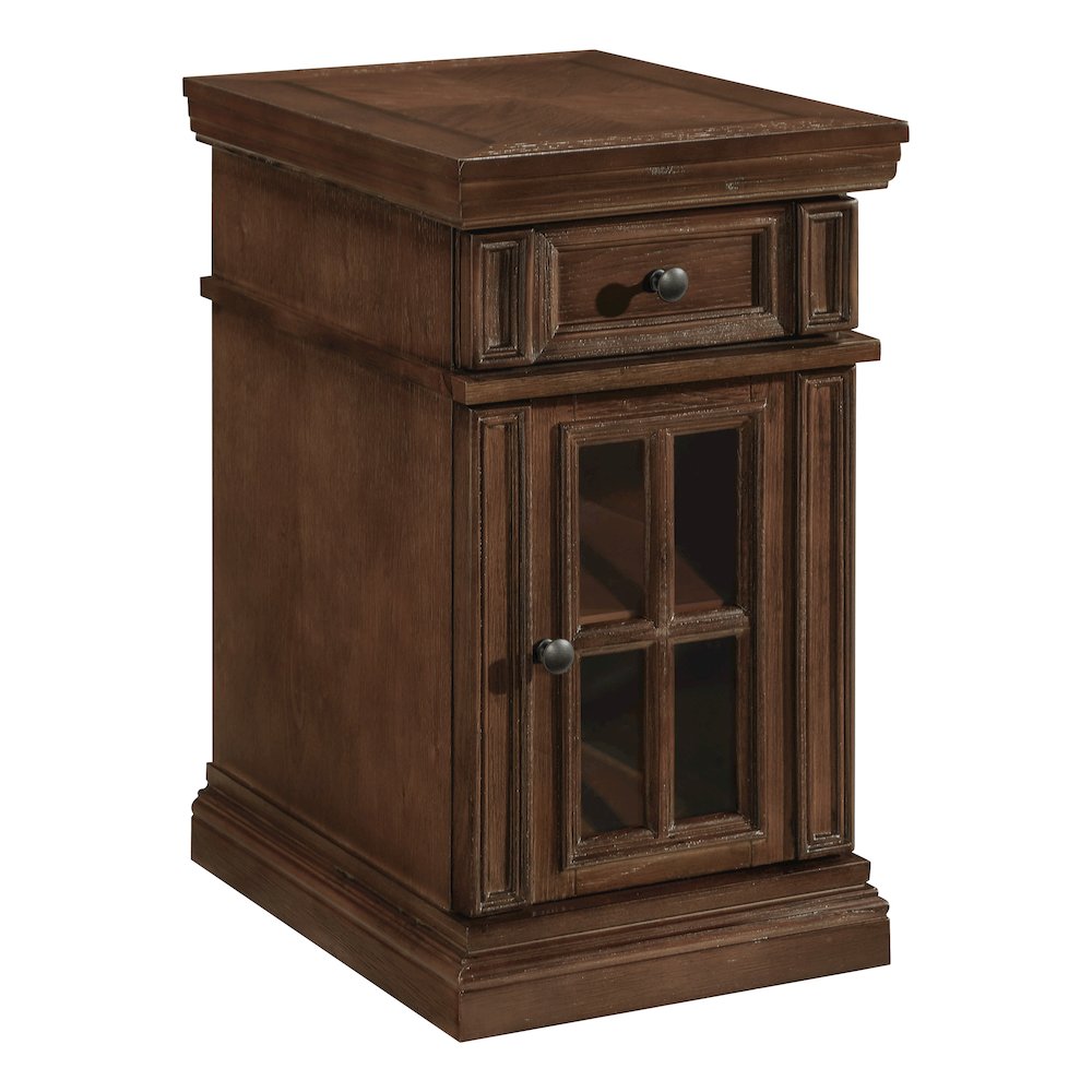 Chair Side Table with Power