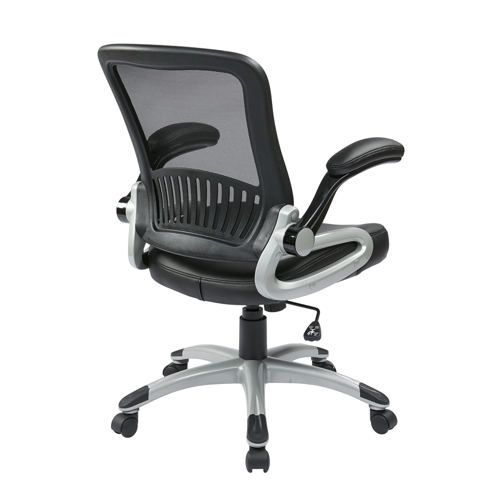 Screen Back and Bonded Leather Seat Managers Chair