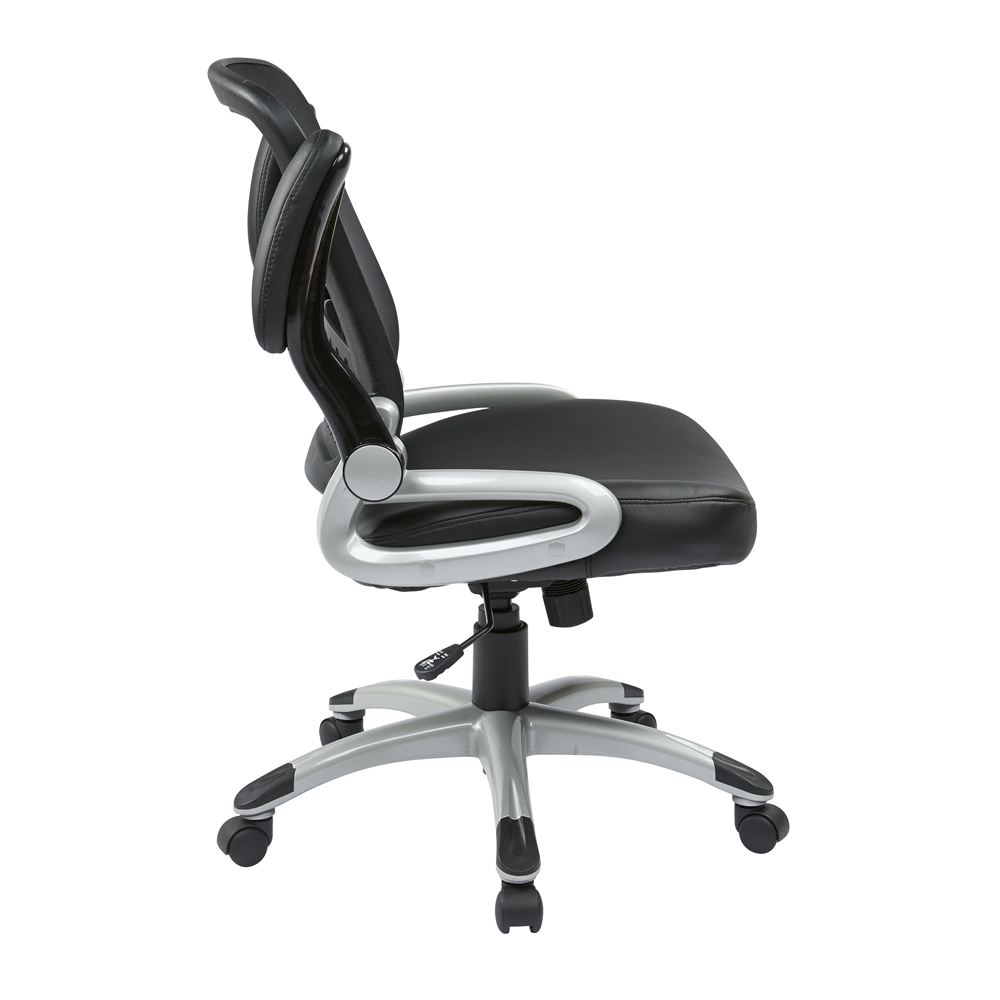 Screen Back and Bonded Leather Seat Managers Chair