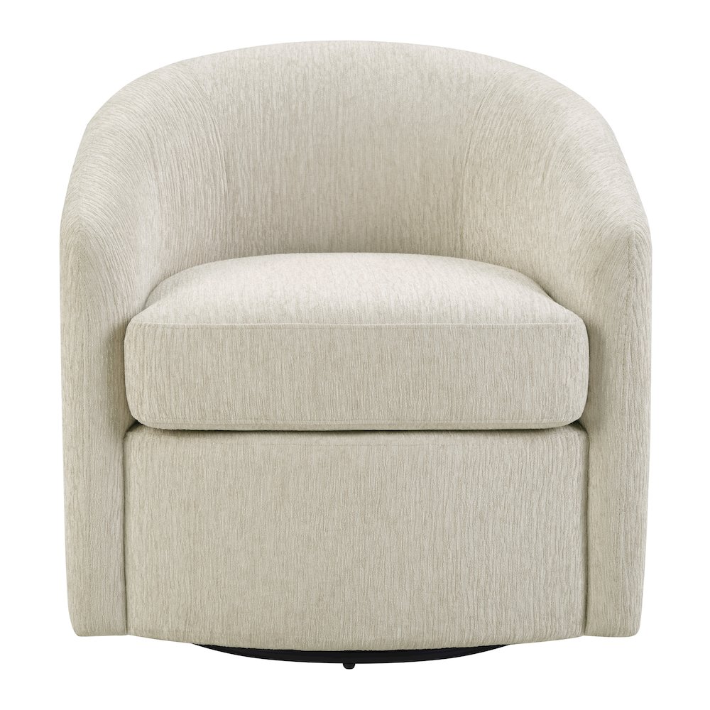 Bella Swivel Chair in Linen Fabric