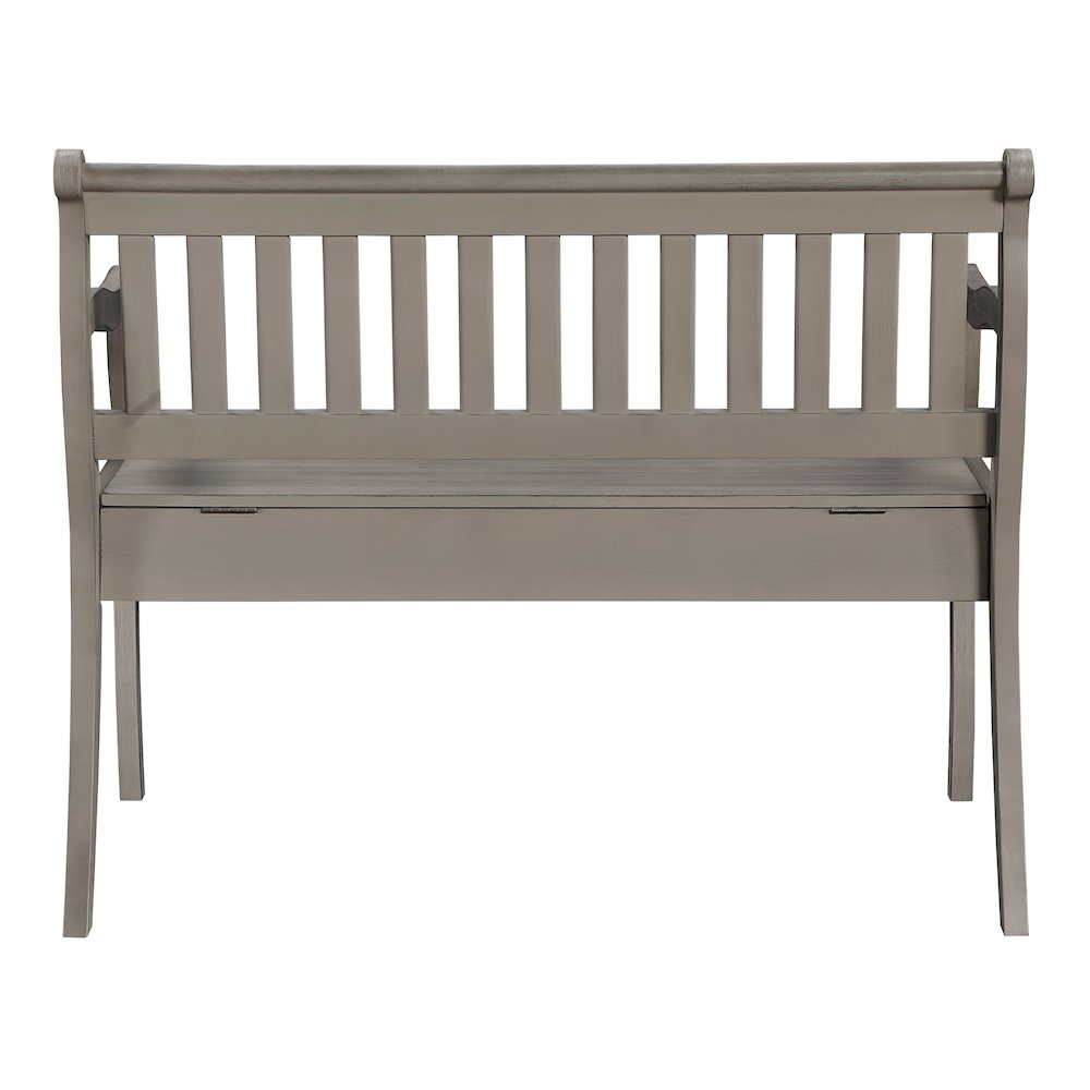 Wakefield Entryway Storage Bench Goldstone Finish