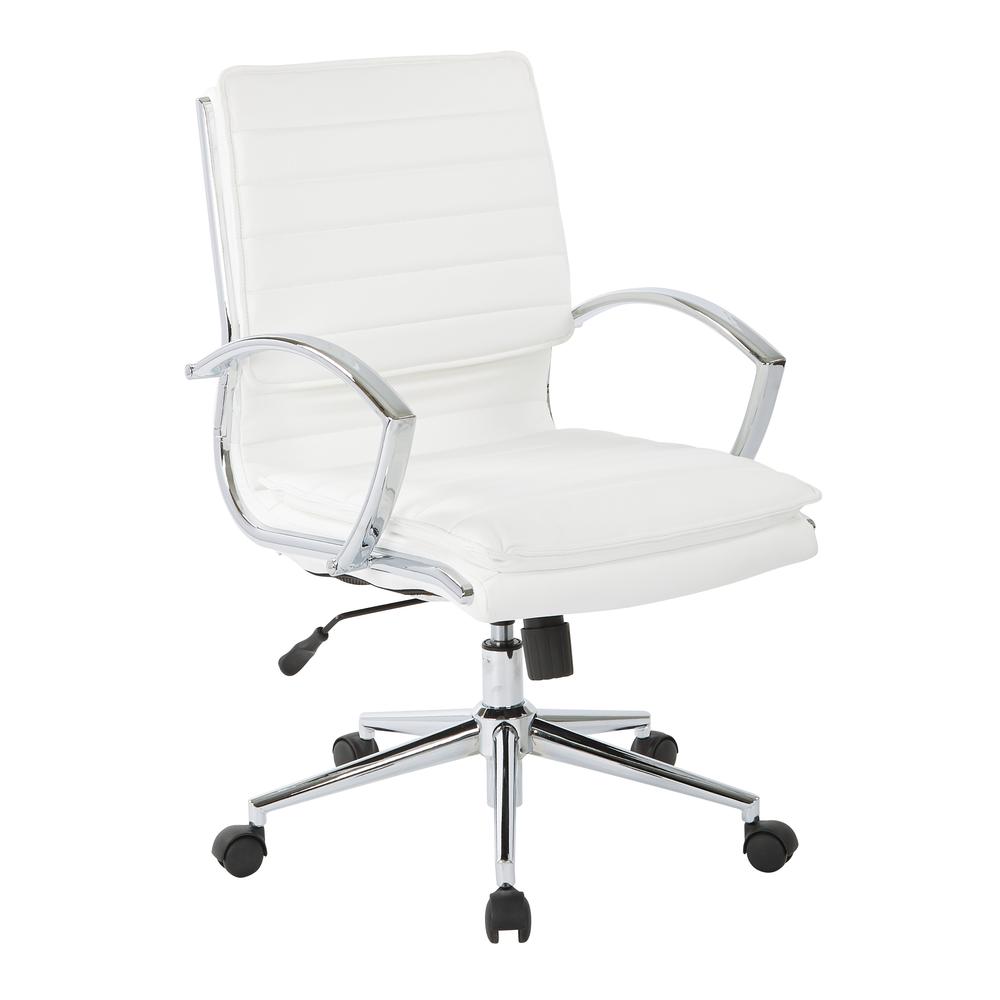 Mid Back Manager’s Faux Leather Chair