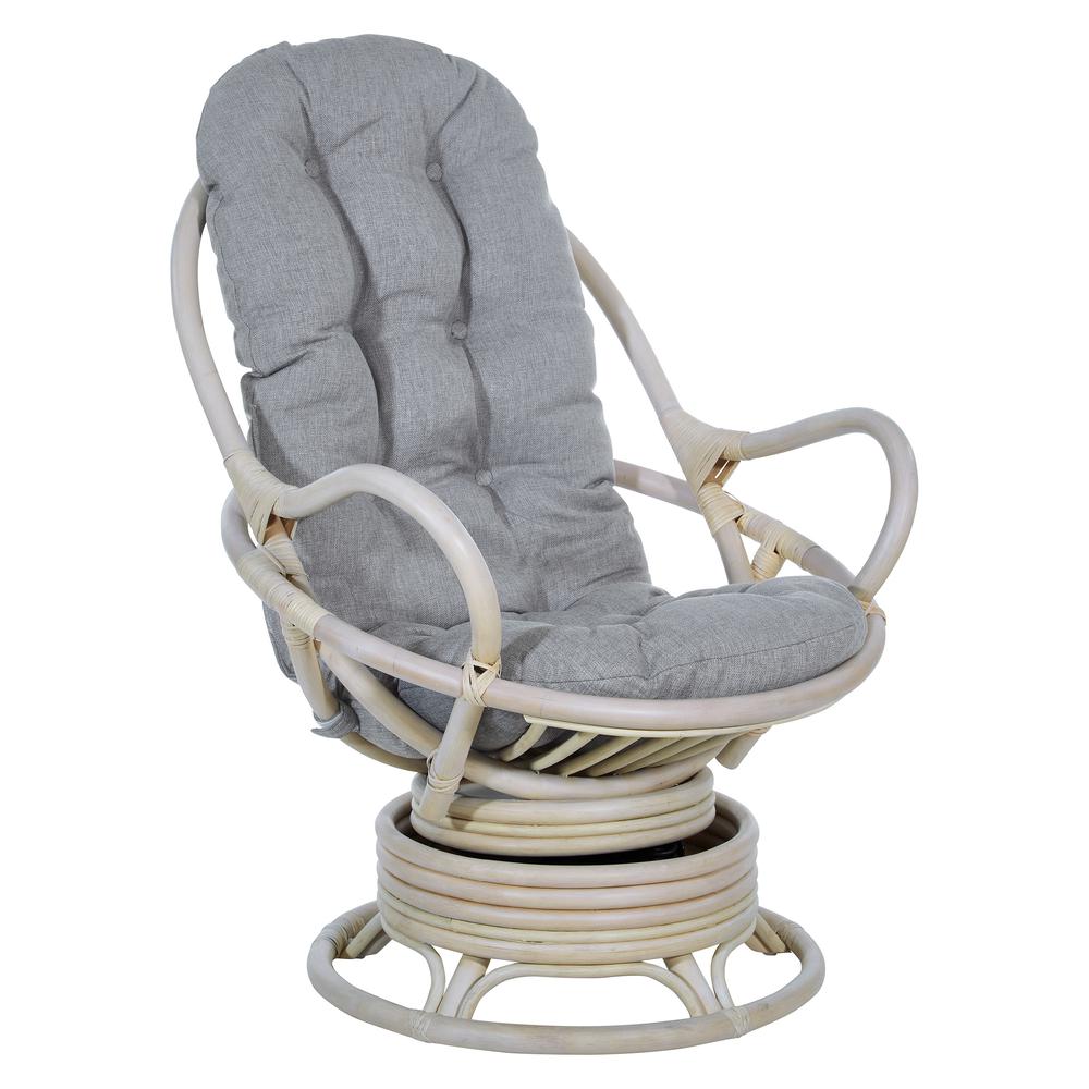 Lanai Rattan Swivel Rocker