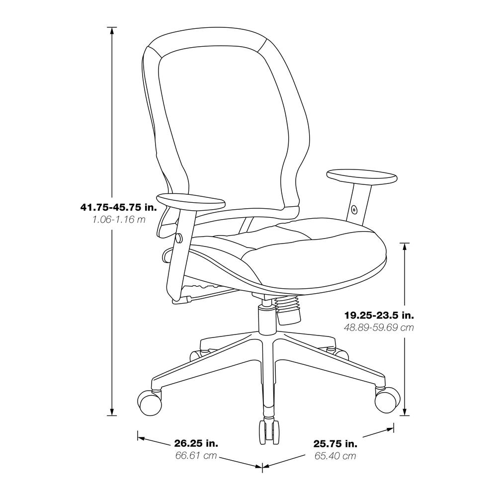 Dark Air Grid® Back Managers Chair